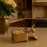 Bodh Brass Storage Box