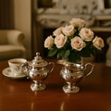 Chaa Brass Tea Pot Set