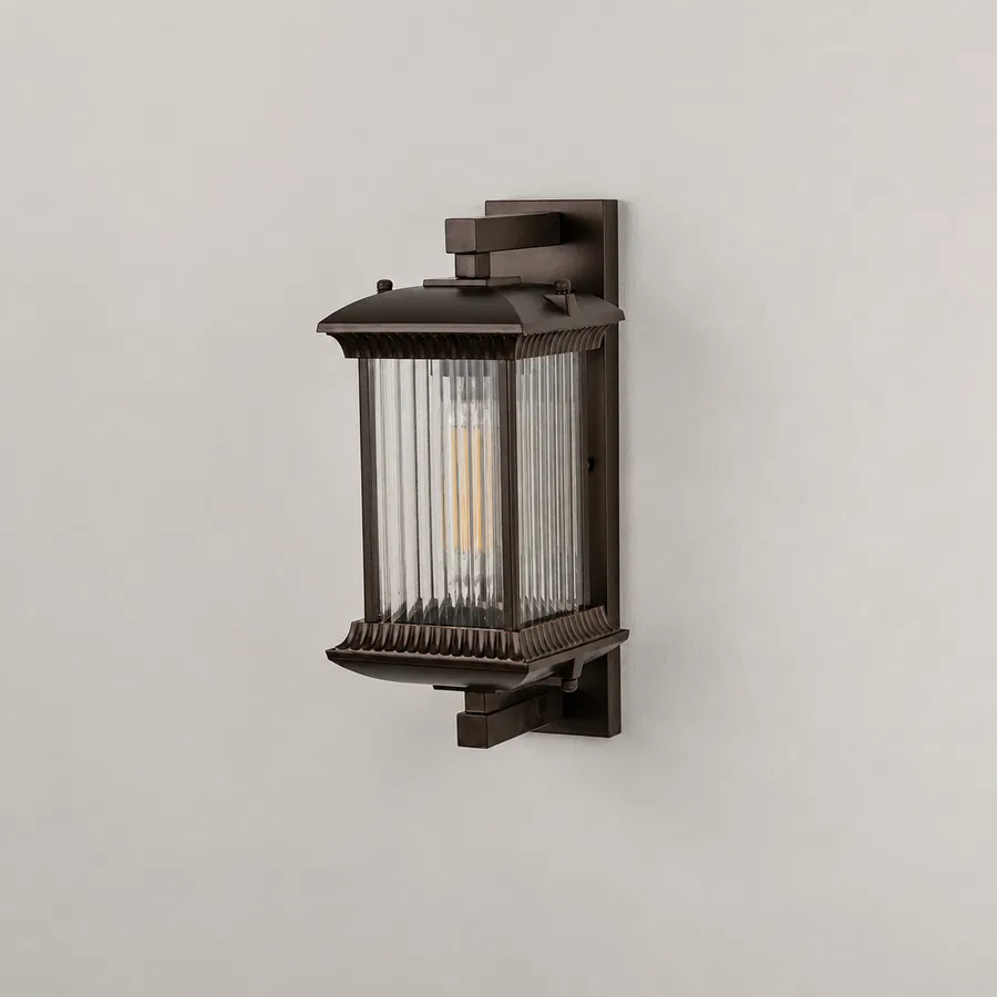 Retro Rectangular Outdoor Wall Light
