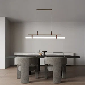 Riley Tube Linear Light - Gold