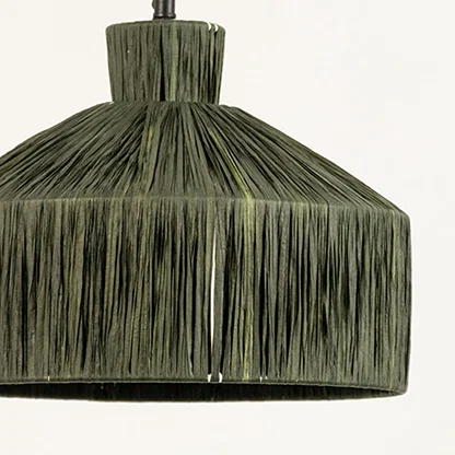 Closeup of green textured decor vase showcasing detailed vertical pattern and premium finish for modern home decor styling.