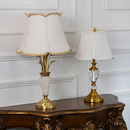 Grouped gold and marble table lamp with matching lamps styled for coordinated interior design and luxury home decor table lamp.