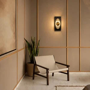 Aethel Architectural Wall Sconce - Black