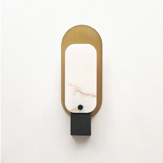 Astraea Alabaster Wall Light - Gold