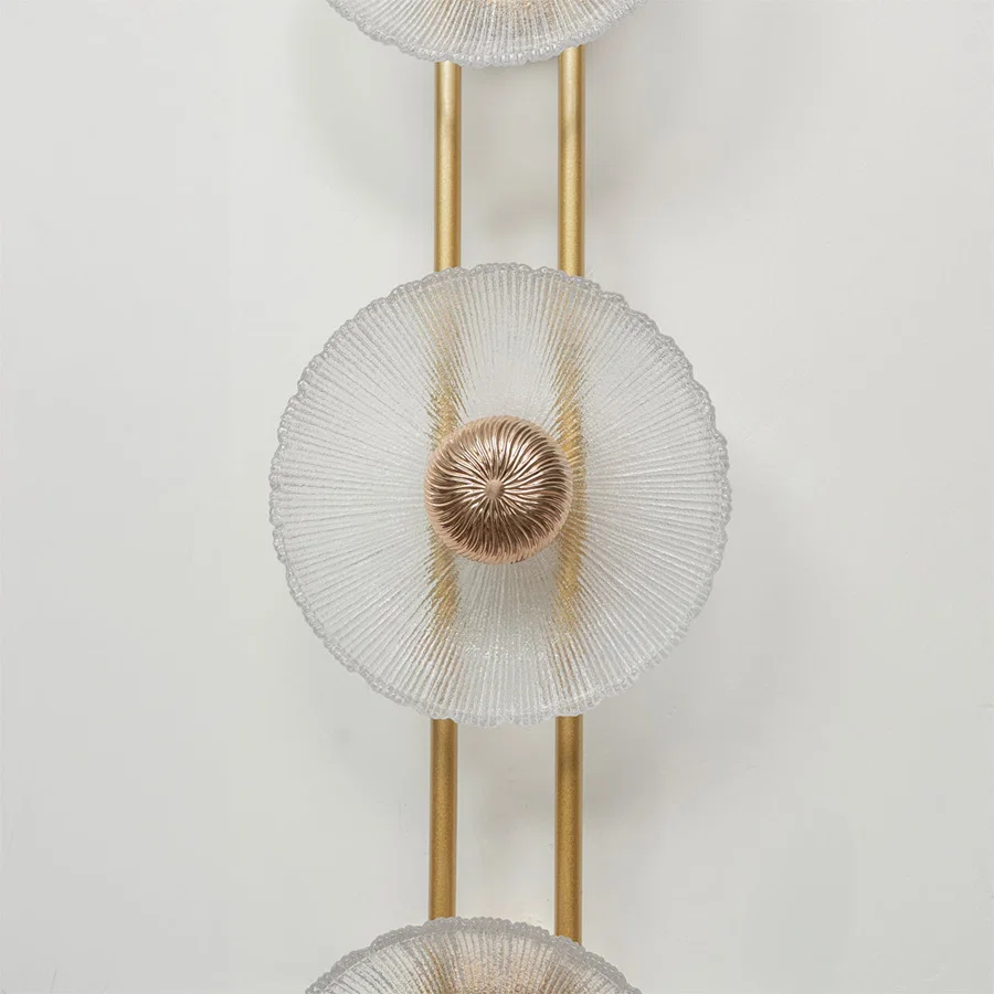 Celeste 3-Disc Wall Light - Clear