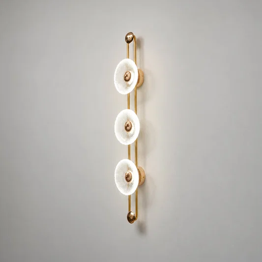 Celeste 3-Disc Wall Light - Clear
