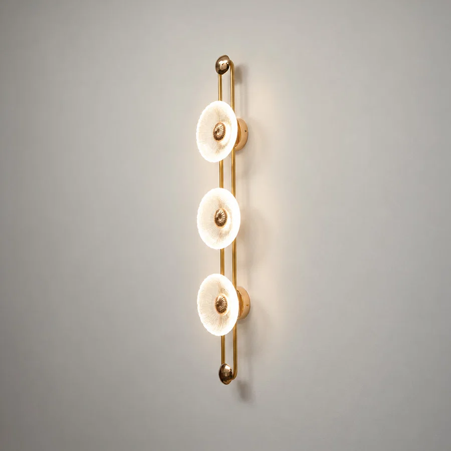 Celeste 3-Disc Wall Light - Clear