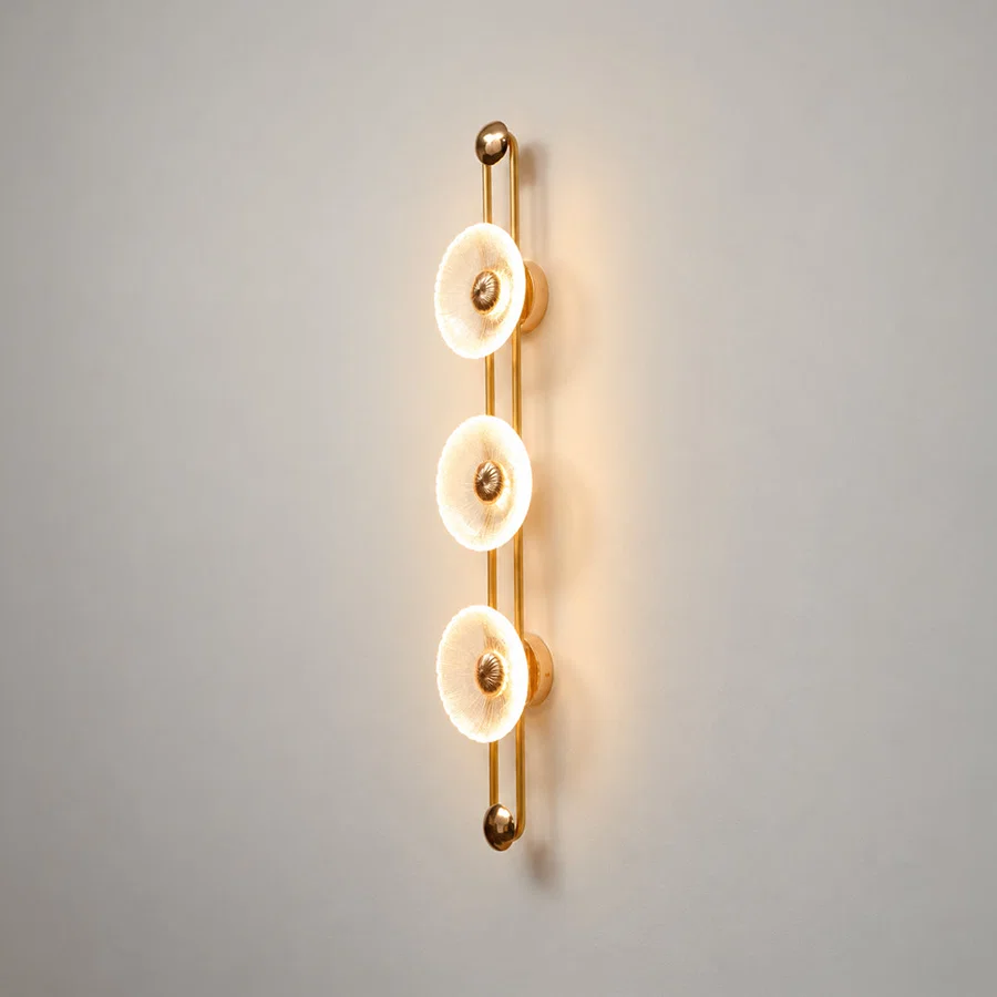 Celeste 3-Disc Wall Light - Clear