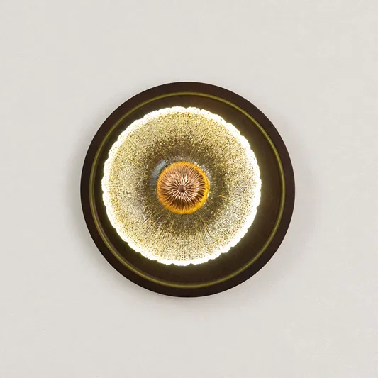 Celestial Fluted Art Wall Light