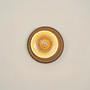 Celestial Fluted Art Wall Light
