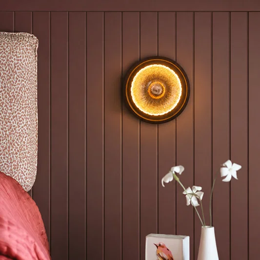 Celestial Fluted Art Wall Light
