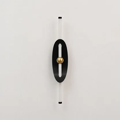 Eclipse Curved Shield Wall Light - Black