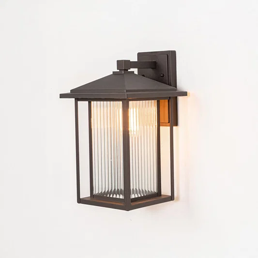 Makeshift Outdoor Wall Light - Dark Brown
