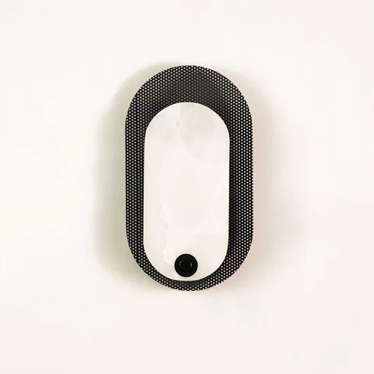 Obsidian Alabaster Wall Sconce - Black