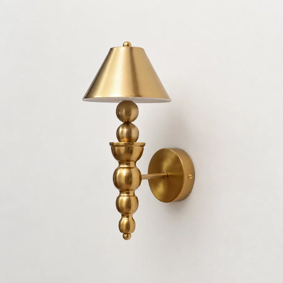 Paloma Bead Cone Wall Sconce