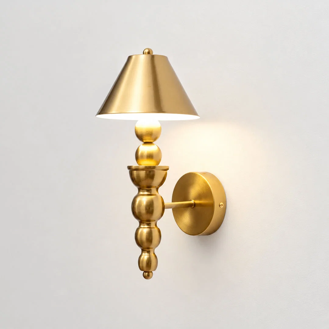 Paloma Bead Cone Wall Sconce