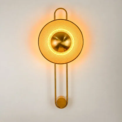 Pendulum Fluted Ring Wall Sconce