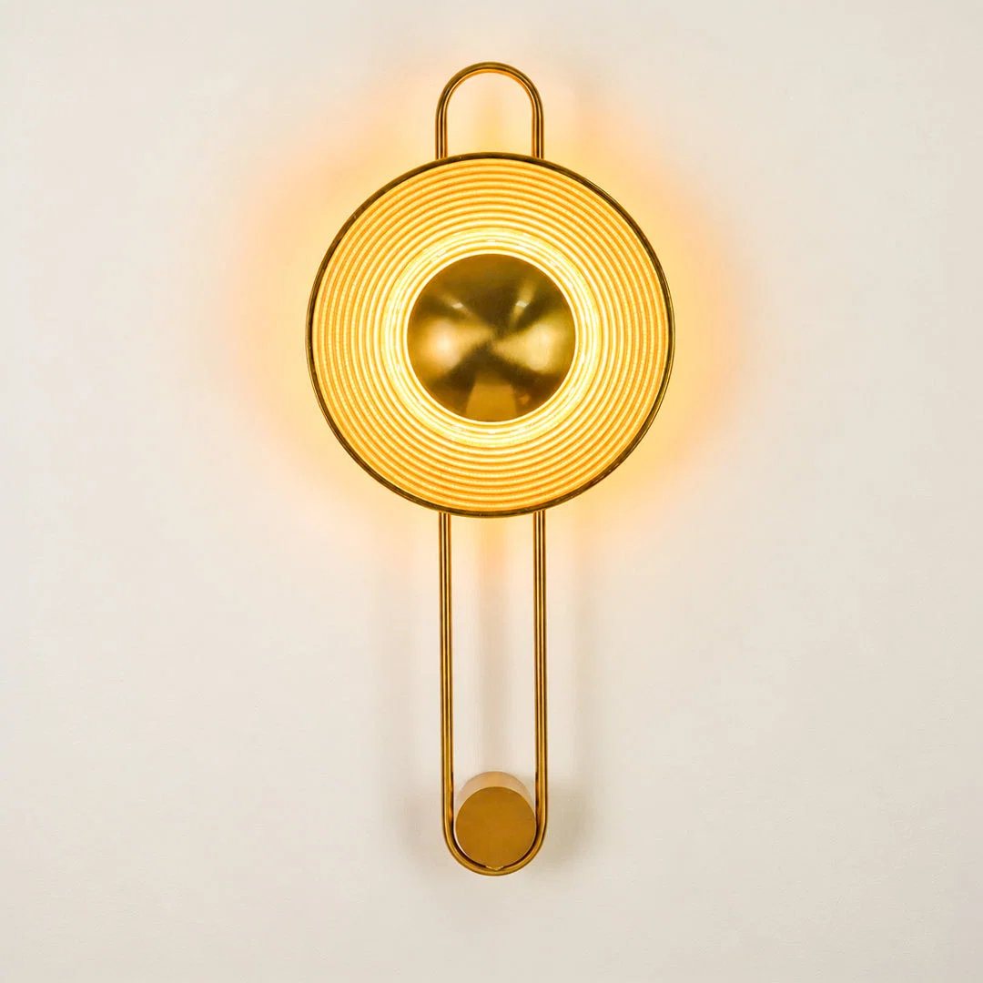 Pendulum Fluted Ring Wall Sconce