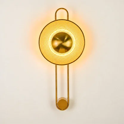 Pendulum Fluted Ring Wall Sconce