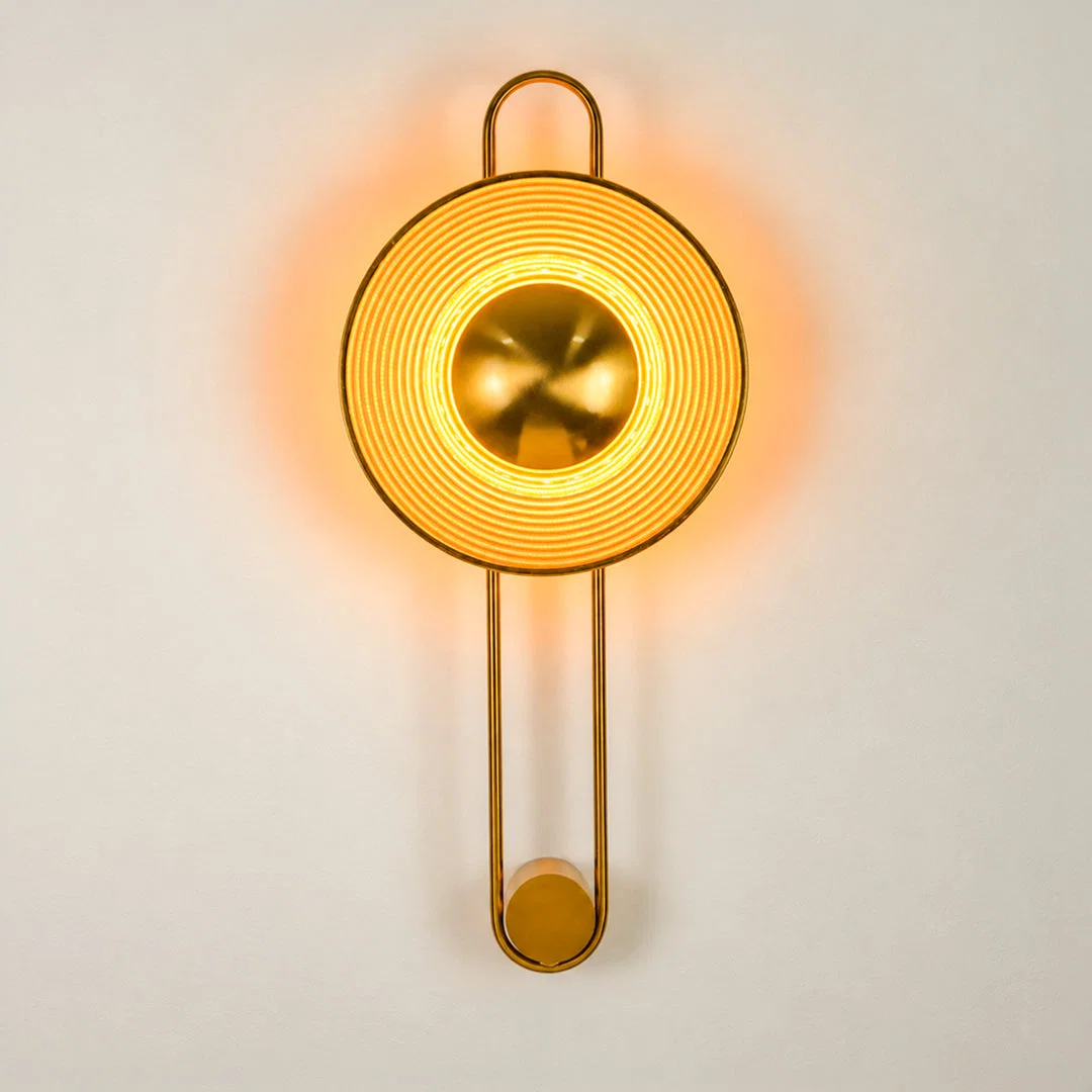 Pendulum Fluted Ring Wall Sconce