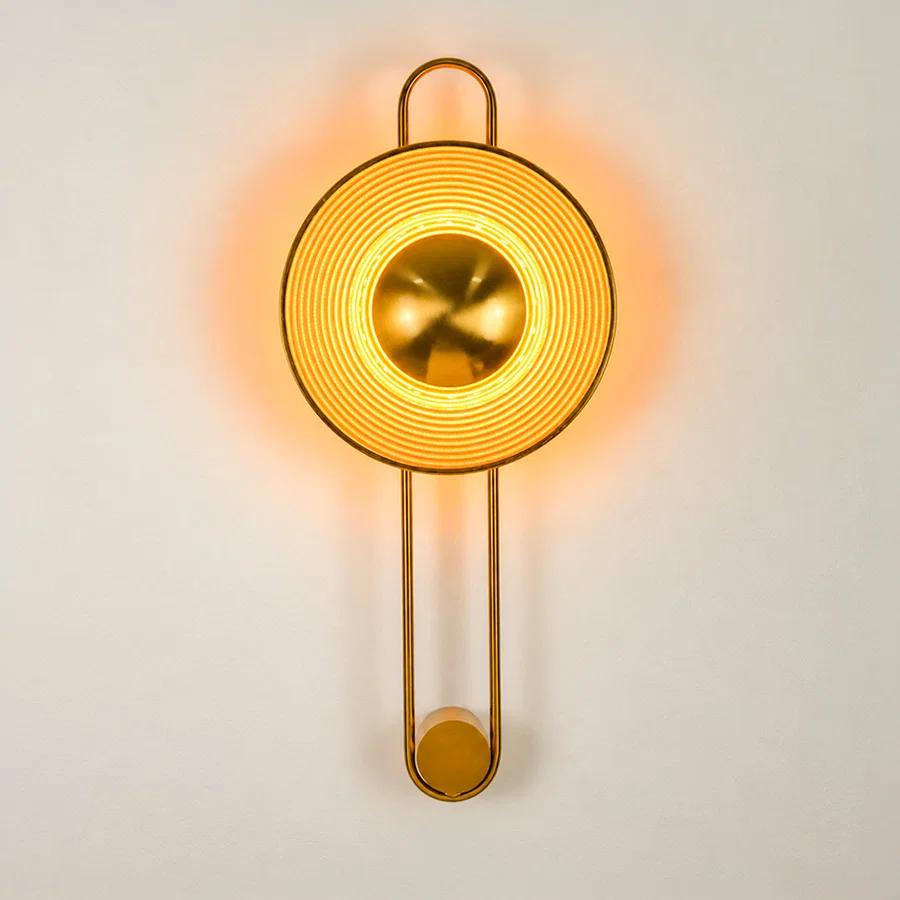 Pendulum Fluted Ring Wall Sconce