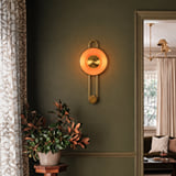 Pendulum Fluted Ring Wall Sconce