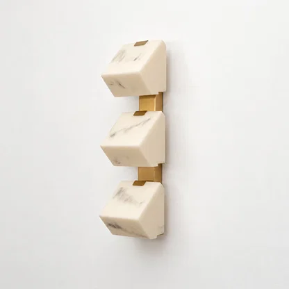 Prisma 3-Light Alabaster Wall Light