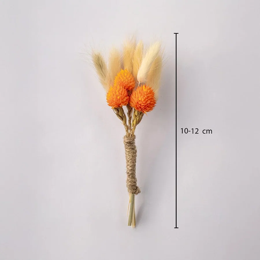Dimension image of roseus boutonniere for elegant home interior decor styling and modern room tabletop decoration setup.