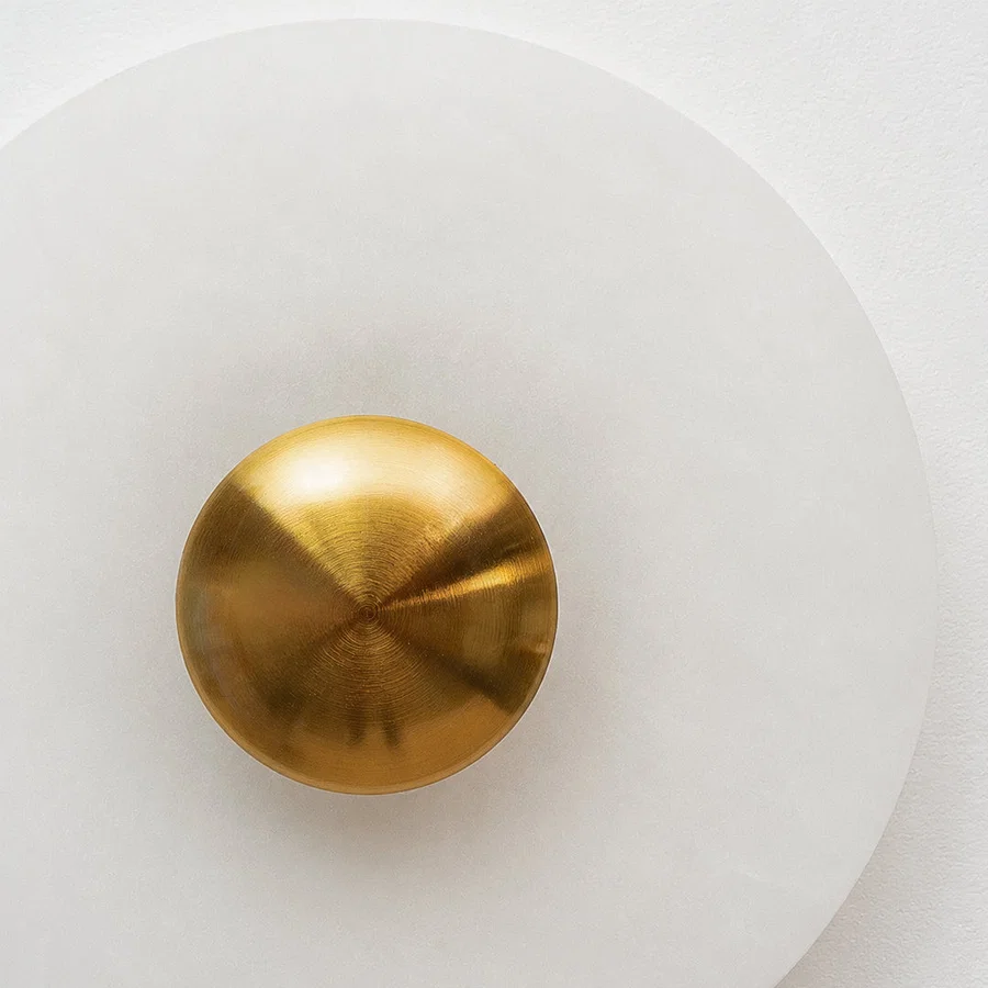 Solaria Round Disc Wall Sconce