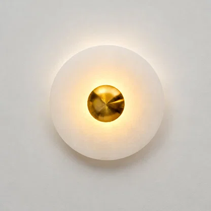 Solaria Round Disc Wall Sconce
