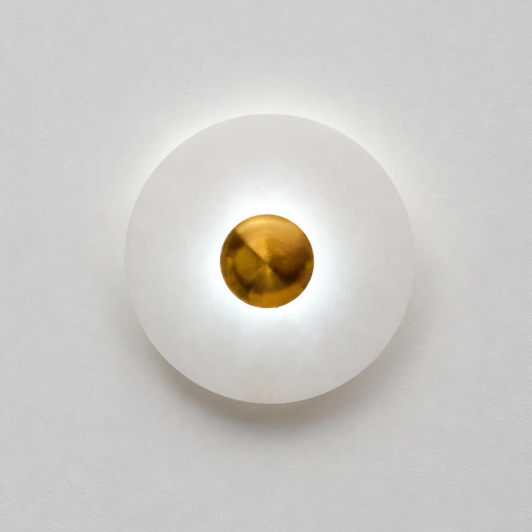 Solaria Round Disc Wall Sconce