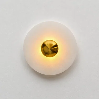 Solaria Round Disc Wall Sconce