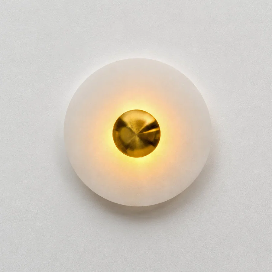 Solaria Round Disc Wall Sconce