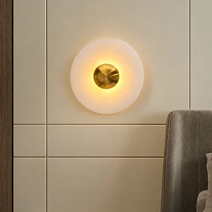 Solaria Round Disc Wall Sconce