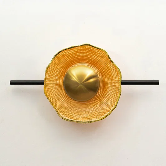 Solis Fluted Ceramic Wall Light