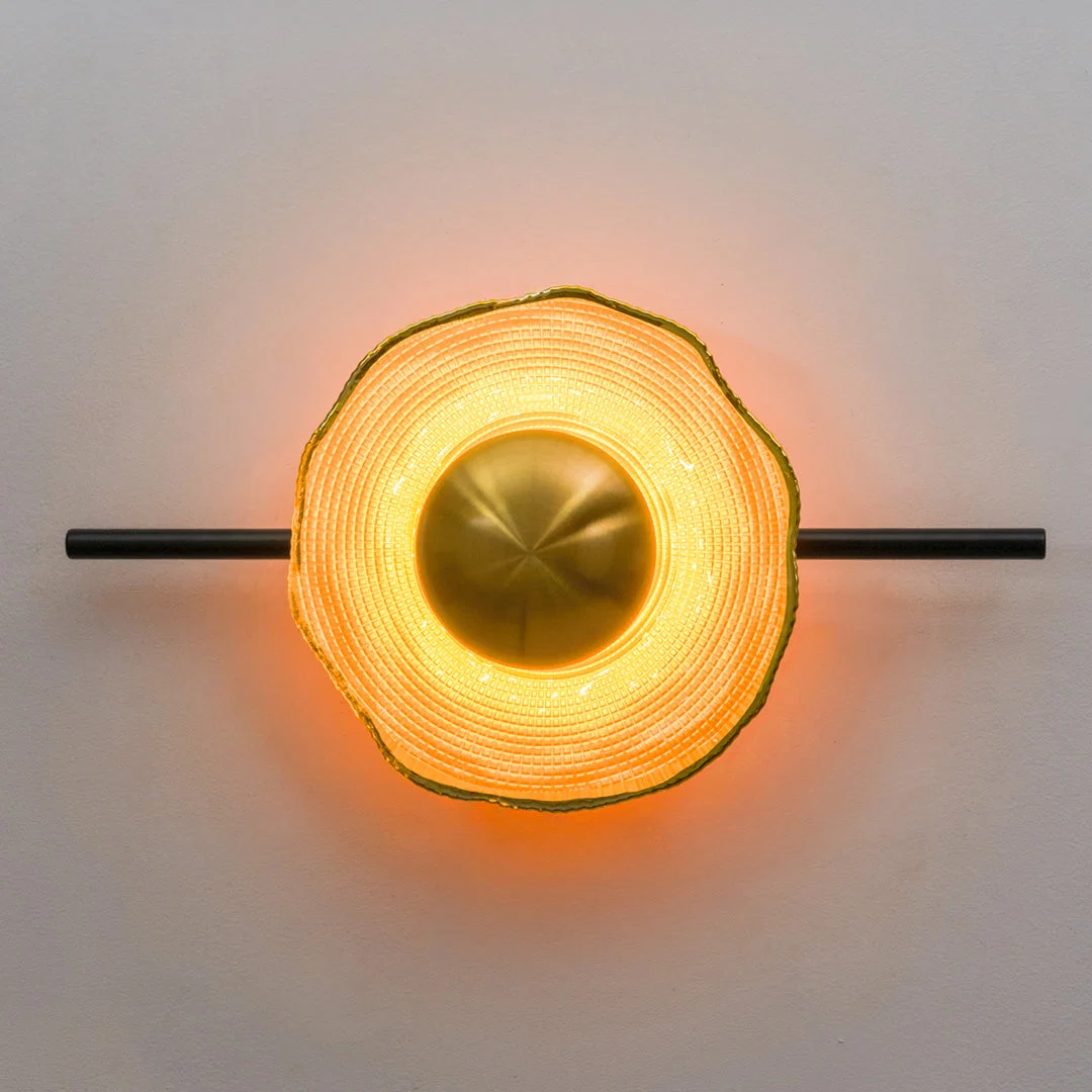 Solis Fluted Ceramic Wall Light