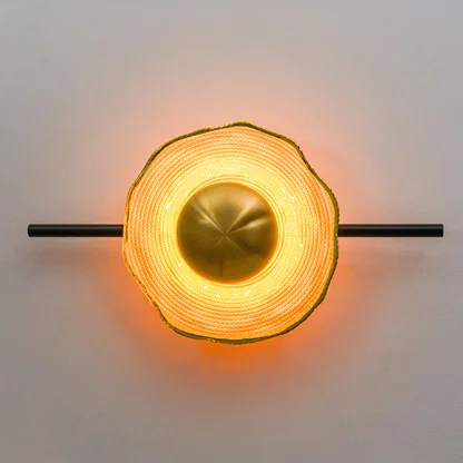 Solis Fluted Ceramic Wall Light