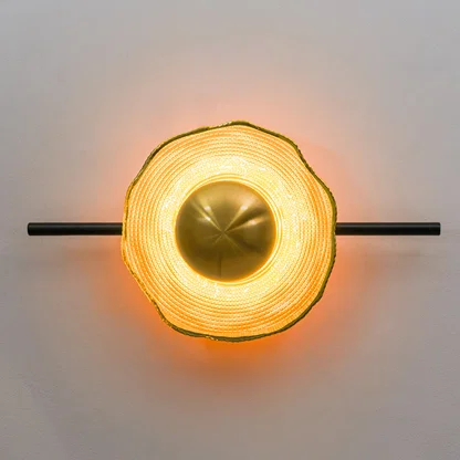 Solis Fluted Ceramic Wall Light
