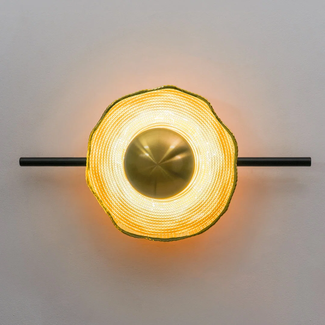 Solis Fluted Ceramic Wall Light
