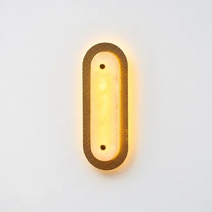 Solstice Alabaster Wall Sconce - Gold