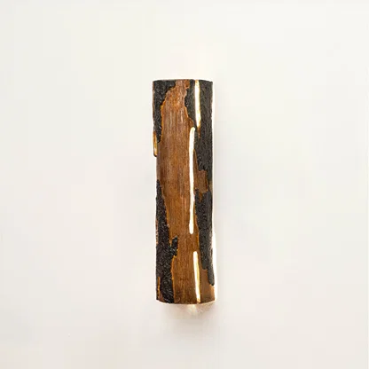 Sylva Wood Bark Wall Sconce