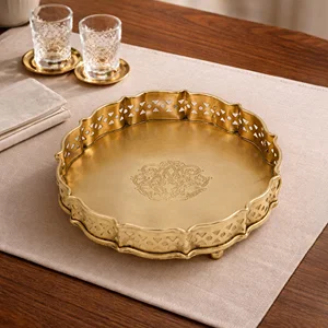 Thaliya Brass Tray - Medium