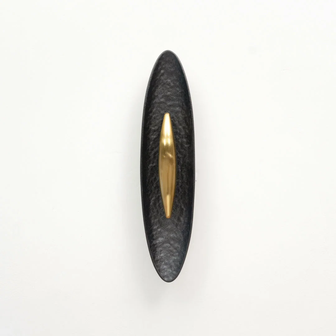 Vesper Hammered Wall Sconce - Black