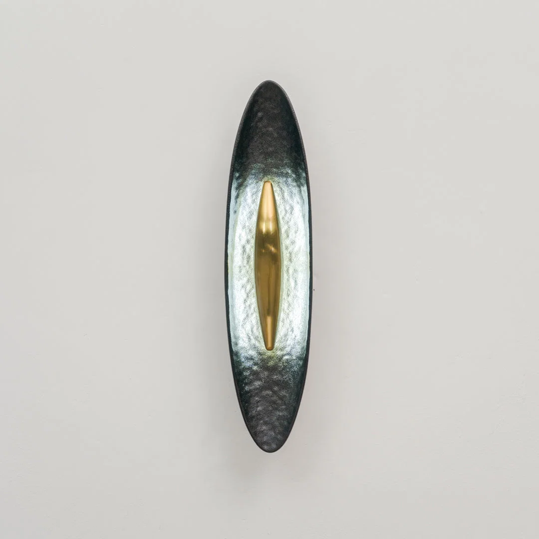 Vesper Hammered Wall Sconce - Black