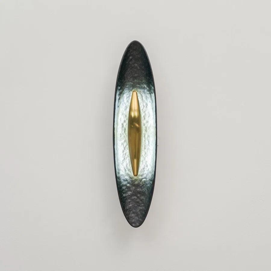 Vesper Hammered Wall Sconce - Black