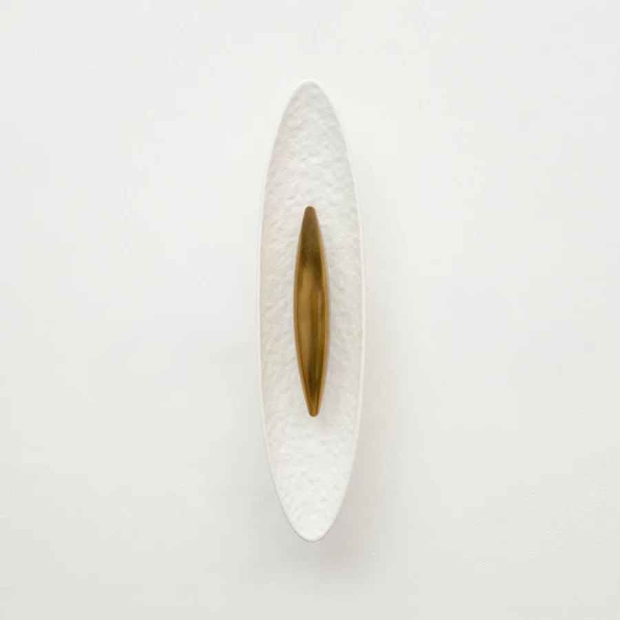 Vesper Hammered Wall Sconce - White