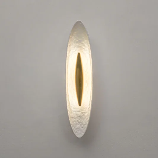 Vesper Hammered Wall Sconce - White