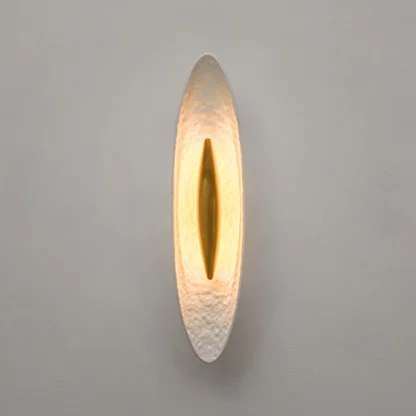 Vesper Hammered Wall Sconce - White