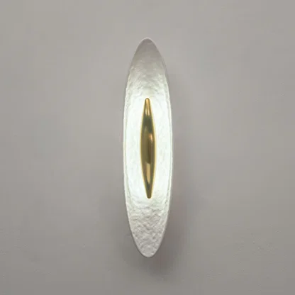 Vesper Hammered Wall Sconce - White